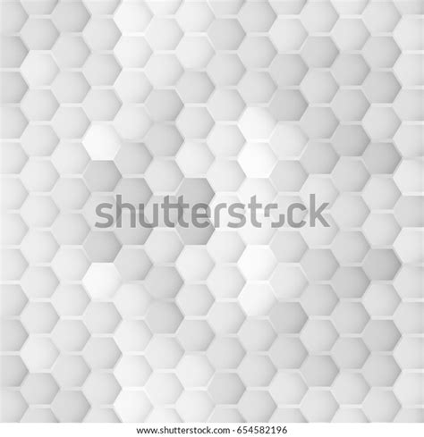 White Hexagon Background Stock Vector Royalty Free 654582196