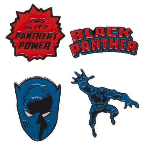 Pins Pantera Negra Marvel Comics Black Panther