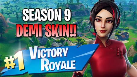 Season 9 Demi Skin 11 Elims Fortnite Battle Royale Gameplay Youtube