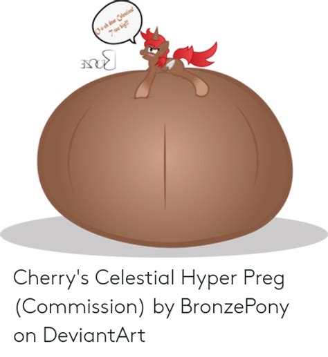 Cherrys Celestial Hyper Preg Commission By Bronzepony On Deviantart