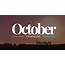 October – The 10th Month