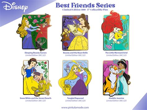 Disney Best Friends Pin Series At Pink A La Mode Disney Pins Blog