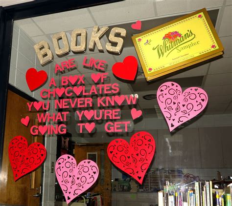 Books Are Like A Box Of Chocolates Happy Valentines Day Library