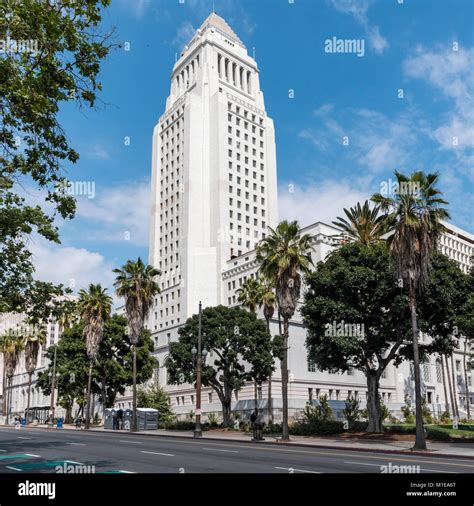 Los Angeles City Hall Stock Photo Alamy