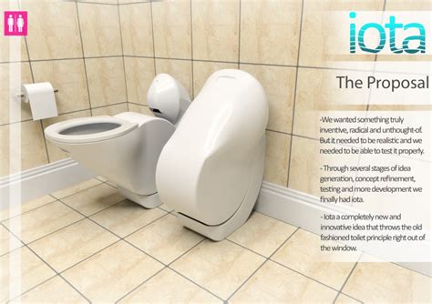 Iota Folding Toilet Is An Efficient Solution For Saving Space And Water