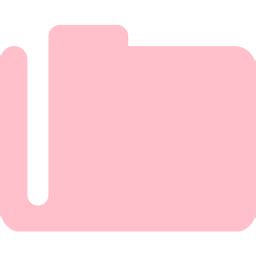 Pink folder 6 icon - Free pink folder icons png image