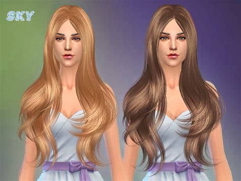 The Sims Resource Skysims Hair 254