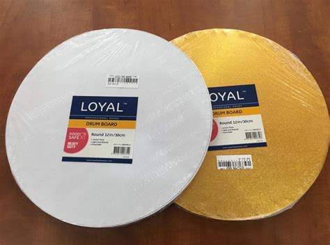 Loyal Drum Cake Boards 12mm Round 16d