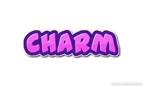 Charm Logo Free Name Design Tool From Flaming Text