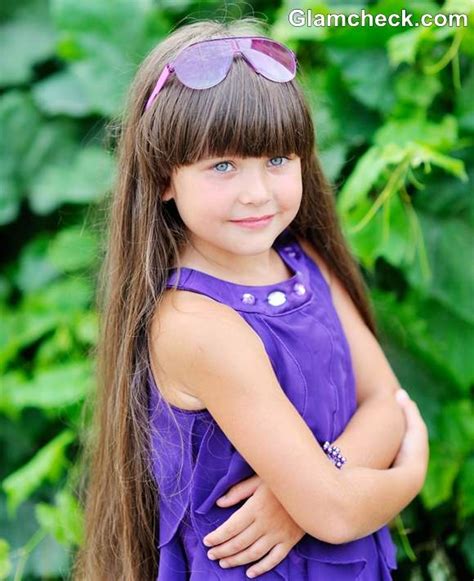 Styling Ideas For Little Girls With Long Hair And Bangs