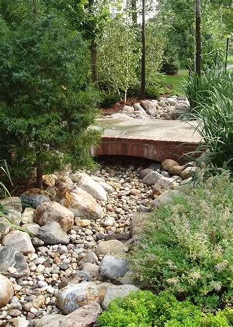 Inspiring Dry Riverbed And Creek Bed Landscaping Dry Creek Bed Dry