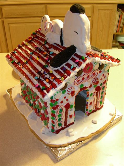 Gingerbread Snoopy Christmas Gingerbread House Gingerbread House