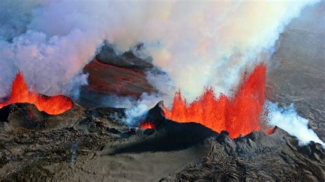Holuhraun Eruption Bárðarbunga Volcano Iceland 04 Fondos De