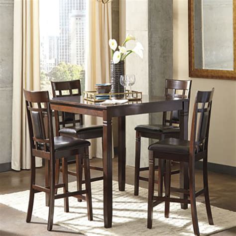 Ashley Bennox Counter Height Dining Table And Bar Stools Sunrise Tv Rentals