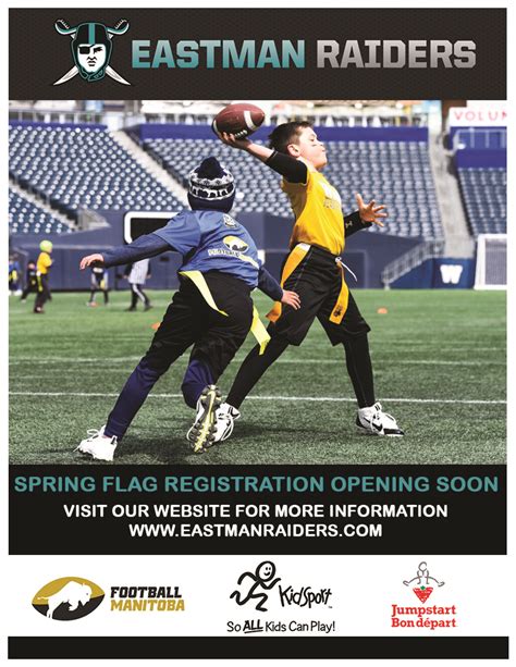 2020 Spring Flag Football Eastman Raiders Football