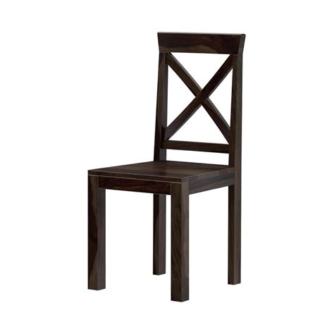 Are you interested in solid wood kitchen chairs? Traditional X Back Solid Wood Rustic Kitchen Dining Chair