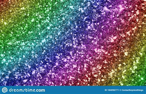 Rainbow Colors Glitter Sparkling Multicolor Background