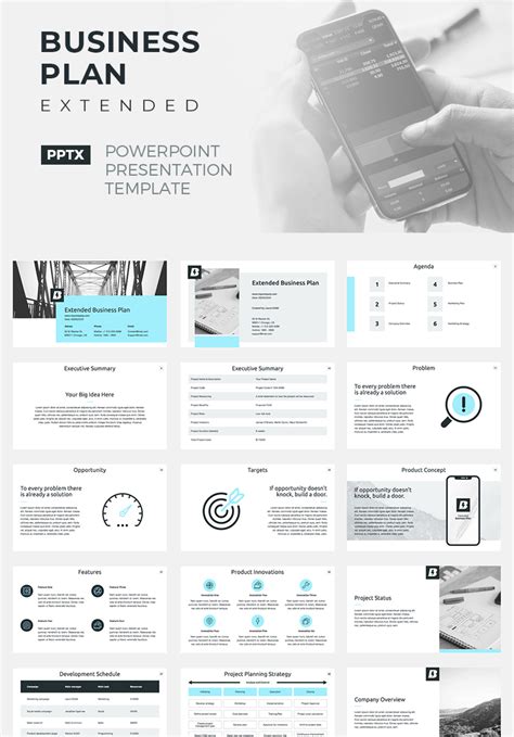 Business Plan Extended Powerpoint Template 73985