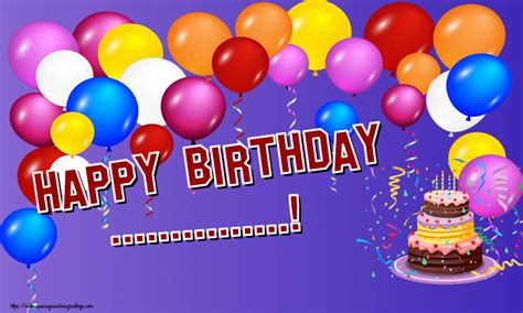 Custom Greetings Cards For Birthday 🎂 Cake Happy Birthday