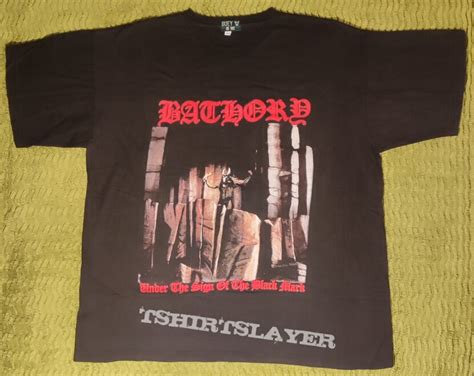 Bathory Under The Sign Of The Black Mark T Shirt Bootleg 2000s