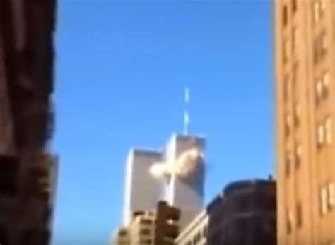 The Only Existing Footage Of 1st Plane Hitting World Trade Center