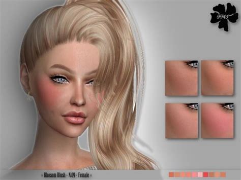 Tsr Izziemcfires Imf Blossom Blush N09 Eyeliner Eyeshadow Sims 4