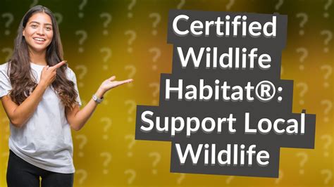How Can I Create My Own Certified Wildlife Habitat Youtube