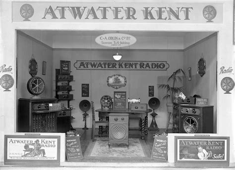 Radio Stand At 1928 Exhibition Nzhistory New Zealand History Online