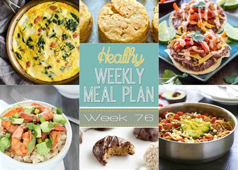 I'll be talking about those later. Healthy Weekly Meal Plan #76 - Yummy Healthy Easy