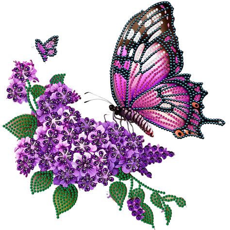 Partial Special Shaped Diamond Painting Butterfly（3030cm）