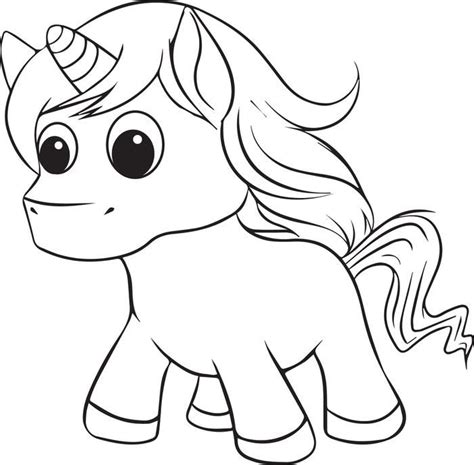 Cartoon Animals Coloring Pages Of Unicorns Coloring