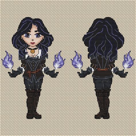 The Witcher Yennefer Cross Stitch Pattern Code Ybp 047 Your Briar