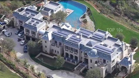 Top10 Crazy Celebrity Homes Youtube