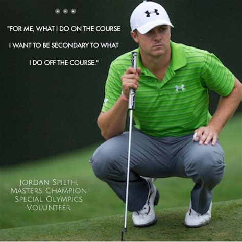 Loved This Quote From 2015 Masters Champion Jordan Spieth On What He