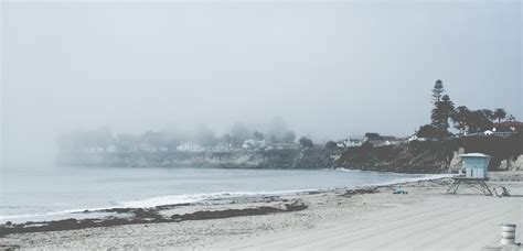 Free Images Beach Sea Coast Water Ocean Snow Winter Fog Mist