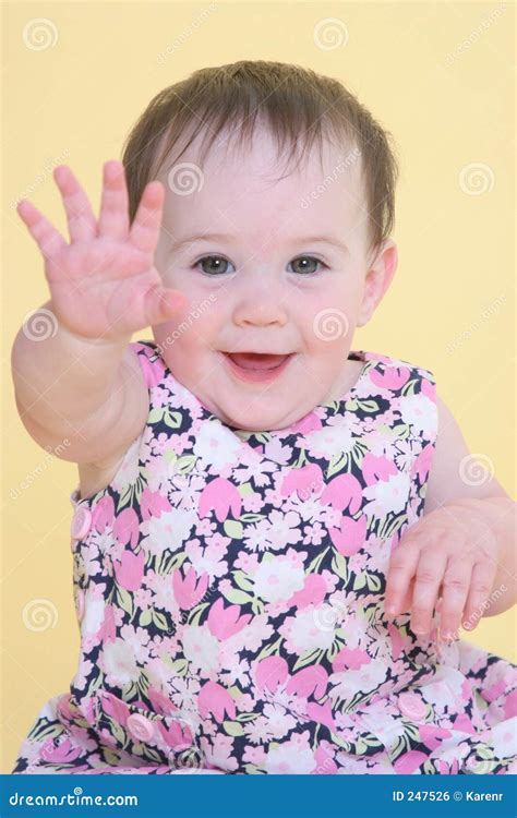 Girl Waving Stock Photo Image Of Innocent Babies Daughter 247526