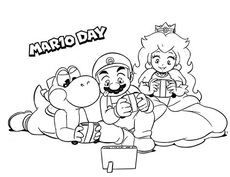 Top Imagen Dibujos De Mario Bros Para Colorear Thptnganamst Edu Vn