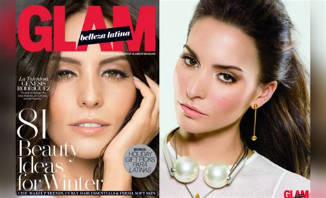 Génesis Rodríguez Glam Belleza Latina Cover El Puma Daughter Opens