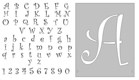 Pin By Lana Taylor On Stencils Lettering Letter Templates Lettering