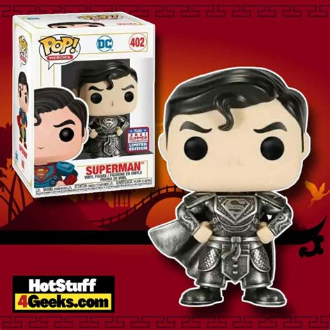 2021 New Superman In Black Suit Metallic Funko Pop China