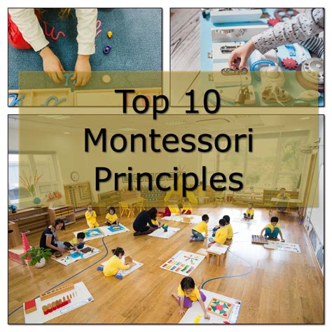 Top 10 Montessori Principles