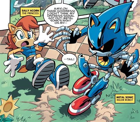 Metal Sonic Mobius Encyclopaedia Sonic The Hedgehog Comics
