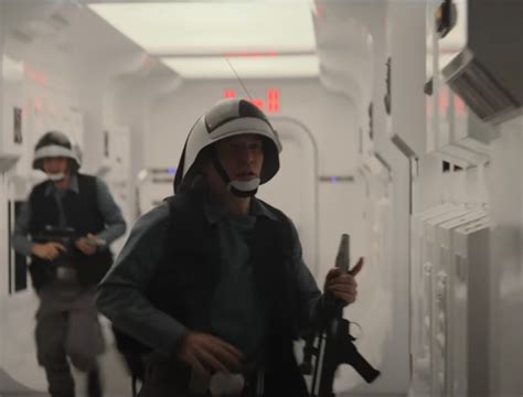 In Rogue One 2016 Director Gareth Edwards Has A Cameo As The Rebel