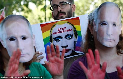 Putin Bans Meme Showing Himself As A Gay Clown In Makeup Daily Mail Online