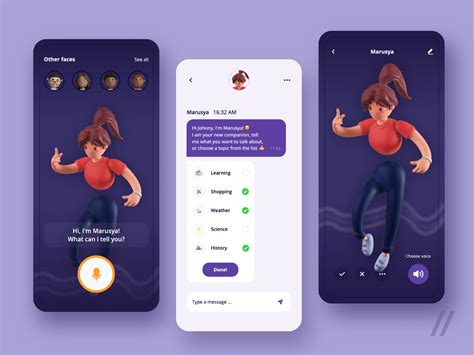 Ai Chat Bot App By Purrweb Uiux Agency On Dribbble