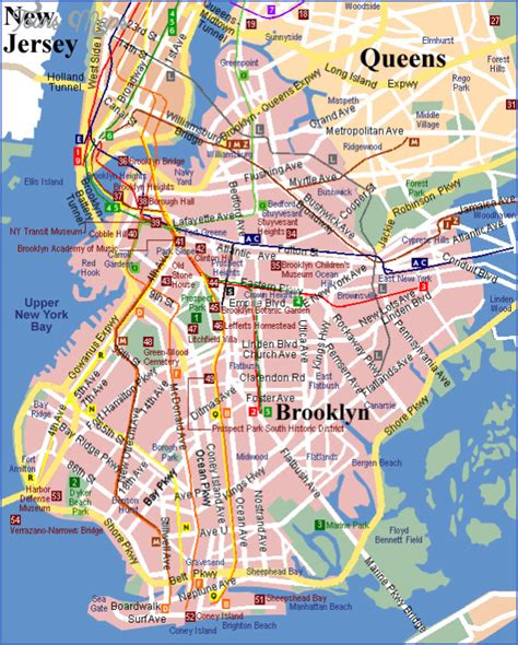 Map Of New York And Brooklyn Map