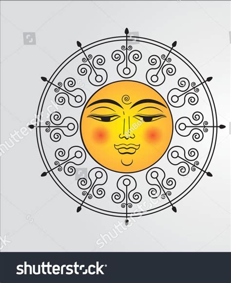 Sri Lankan Traditional Sun Sun Drawing Line Art Drawings Sun Art
