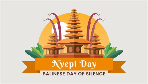 Nyepi Day Balinese Day Of Silence Vector Art At Vecteezy