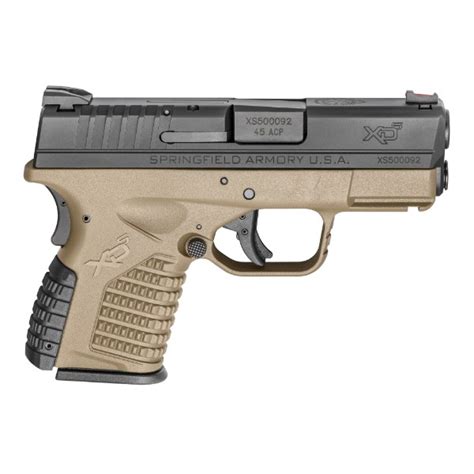 Springfield Armory Xds Essentials Package 45 Acp Fde Pistol