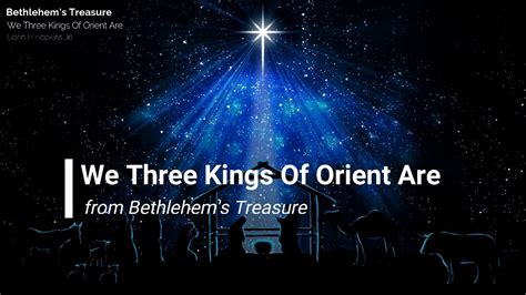 We Three Kings Of Orient Are Bob Fitts With Lyrics Youtube